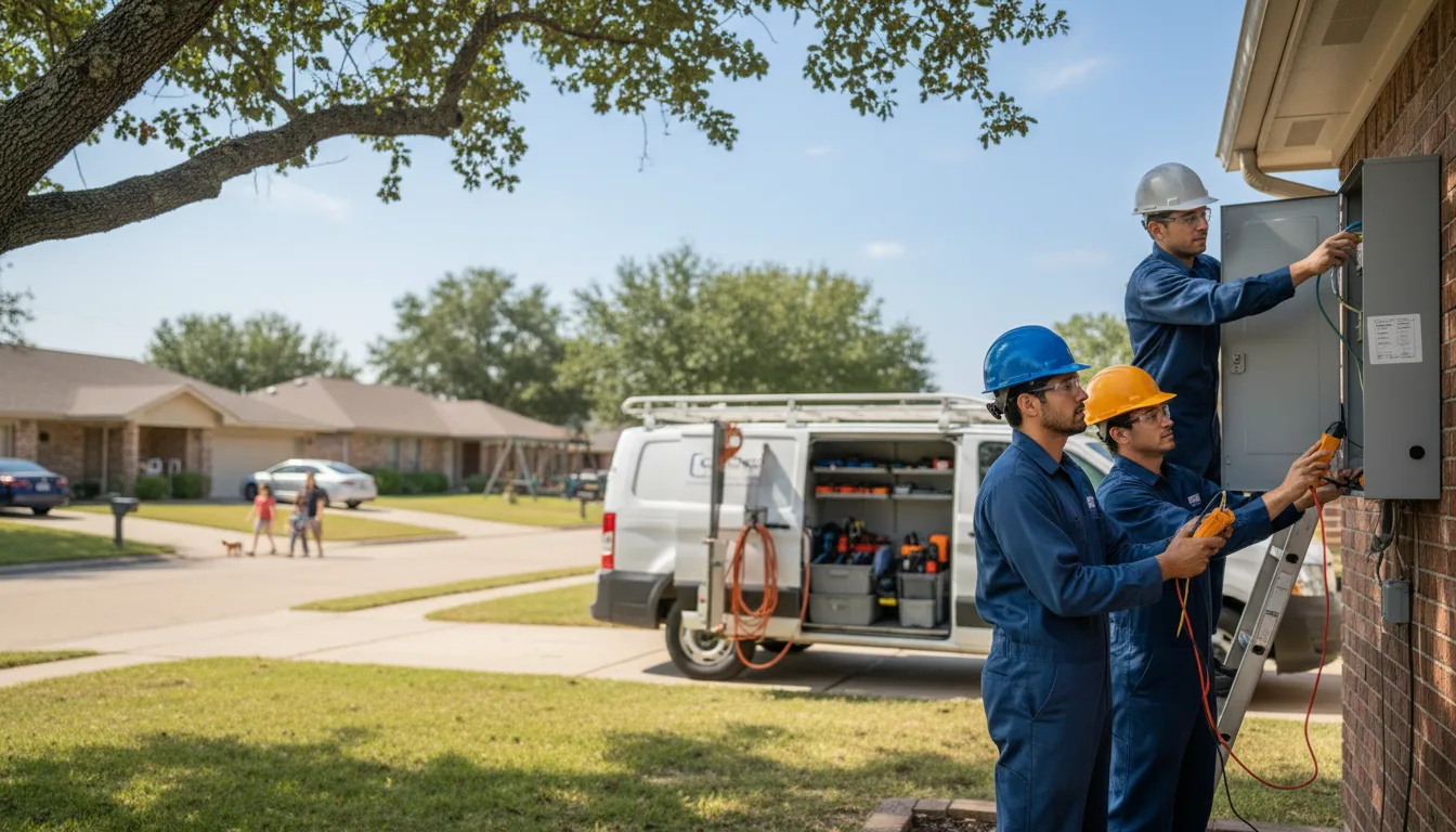 Certified electrician providing emergency electrical services in Walnut Hill, IL